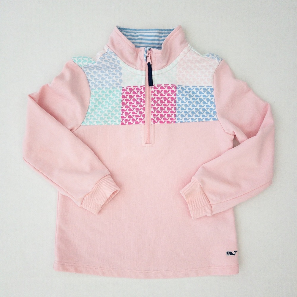 Vineyard Vine for Target girls 1/4 zip pullover, size 4T